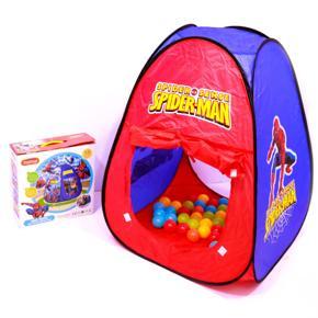 Spiderman Tent House With 50 Ball - Blue