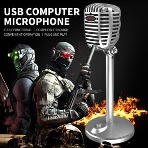 USB Computer Notebook Microphone Singing Home Desktop Game Conference Live Speaker