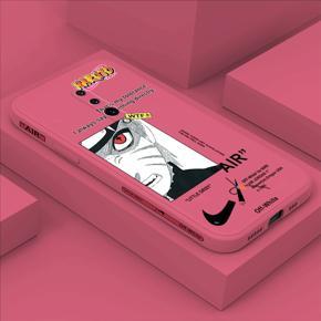 Hontinga for OnePlus 7 Pro Case Side Design New Anime Naruto for Boys Back Cover Soft Square Edge Pattern Liquid Silicone Trend Phone Cases