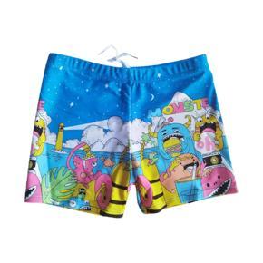 Boy Swimming Shorts Easy to Clean Cartoon Print Boys Swimwear Bathing Shorts