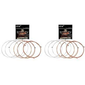 ARELENE IRIN A108 12Pcs/Set Acoustic Flok Guitar String 009-045 Inch 6 Strings Guitar Parts Accessories