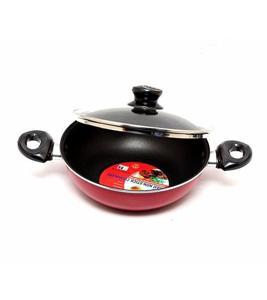 Kiam Classic Pan/Karai With Glass Lid For Induction Cooker - 30cm