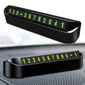 Car Temporary Parking Card