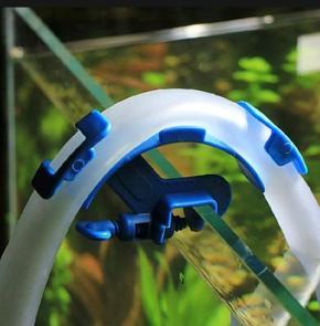 Aquarium Water Pipe Water Tube Clamp Filtration Water Hose Holder Fixed Clip Fish Tank Hose Holder(null)
