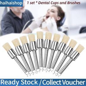 Mixed Types Disposable 100 PCS Dental Prophy Brush Cup Tooth Polishing Polisher