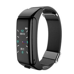 B6 Smart Watch Waterproof Wristband Bluetooth Single Ear Call Headset Earphone Fitness Smartwatch