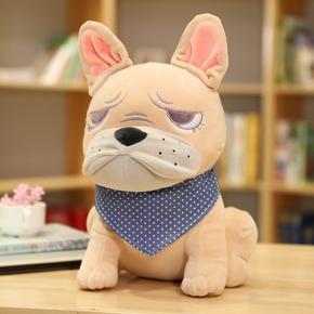 Cartoon Bulldog Doll Plush Toy Children's Birthday Gift Shar Pei Doll Doll Pillow