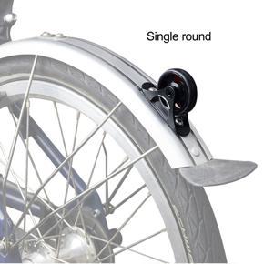 for Brompton Accessories-1 x Mudguard wheel for Brompton-Black