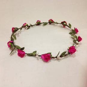 Artificial Flower  Hair Band Crown For Girls