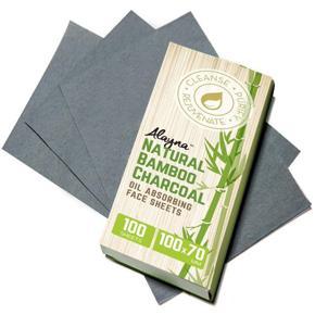 3 PK Oil Blotting Sheets- Natural Bamboo Charcoal Oil Absorbing Tissues- 300 Pcs Organic Blotting Paper- Beauty Blotters for the Face- Papers Remove Excess Shine- For Facial Make Up & Skin Care