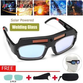 Welding Tools Eyes Protection Welding Goggles Glasses Solar Powered Auto Darkening Welding Eyewear Professional Welder Glasses