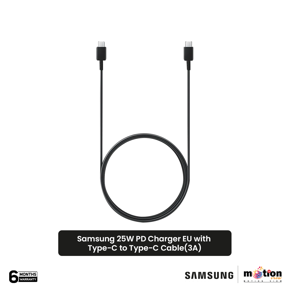 Samsung Fast Charging USB Type-C to Type-C Cable with 3A Support - Black