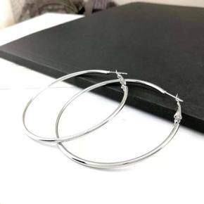 Harnezz Sterling Silver Hoop Earrings-1 Pair for Girls and Women