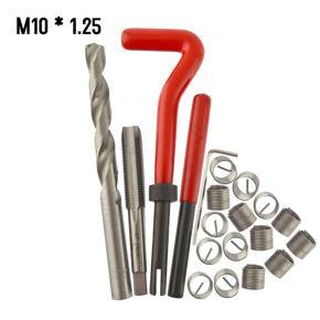 15Pcs Metric Thread Repair Insert Kit M5 M6 M8 M10 M12 M14 Helicoil Car Pro Coil Tool M14 * 1.5