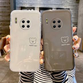 Transparent bear suitable for Huawei mate40 mobile phone shell mate30 anti-fall soft shell 30Epro female models 40E suitable