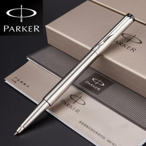 Parker Vector Metal 1Pcs  roller ( BALL PEN ) 0.5mm medium nib Full metal rollerball Pen Business Office Supplies
