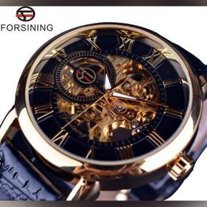 Forsining Men'S Fashion Watches Mechanical Hollow Transparent Watch