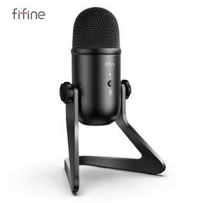 FIFINE K678 USB Podcast Microphone For Recordng Streaming Condenser Microphone Gaming Mic for PC PS4 Headphone Output & Volume Control, Mic Gain Control, Mute Button for Vocal, YouTube.