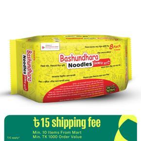 Bashundhara Instant Noodles Masala (8 Pack) 496gm