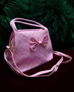 Ladies Stylish Bag With Fur Ball Toy/ Ladies Bag/Crossbody Shoulder Bag For Women.