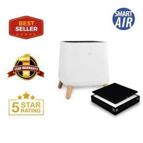 Air Purifier Sqair Chemical Warfare + HEPA H11 Filter & Carbon Filter (430 sft) for home & office