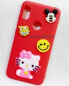 For Xiaomi Redmi 6 Pro - Hello Kitty High Quality 3D Rubber Made Cute Cartoon Lovely Unique Design Soft Ladies Cover