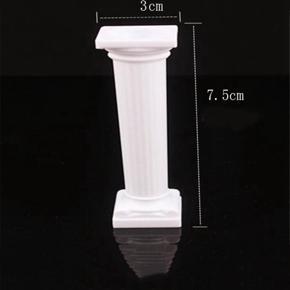 XHHDQES 16Pcs White Small+Large Plastic Cake Pillars,Wedding Cake Pillars Stand,Fondant Cake Support Mold