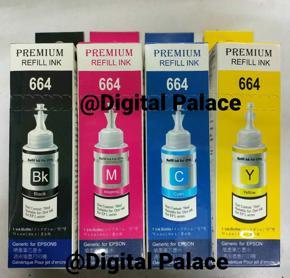 Premium Refill Ink For all Printer 70ml Black,Cyan,Magenta,Yellow 1Set