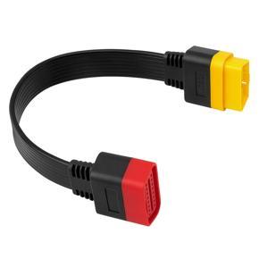 New OBD OBD2 Extension Cable Connector for Launch X431 V/Easydiag 3.0/Mdiag/Golo Main 16Pin Male to Female Cable 36cm(null)