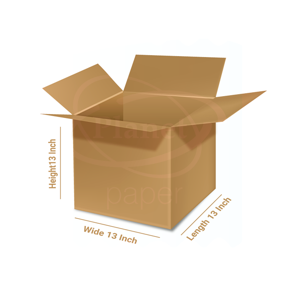 5 Pcs Medium Carton Box For Ecommerce Packaging Material
