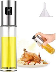 100 ML - Oil Sprayer Dispenser,Olive Oil Sprayer, Spray Bottle for Oil Versatile Glass Spray Olive Oil Bottle for Cooking,Vinegar Bottle Glass,for Cooking,Baking,Roasting,Grilling
