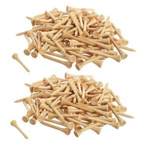 XHHDQES 200Pcs Golf Ball Nails Tee Wood T Ball Seat Ball Pin Nail Kick Ball with Wooden Ball Nail Round Round Ball Nail 54mm