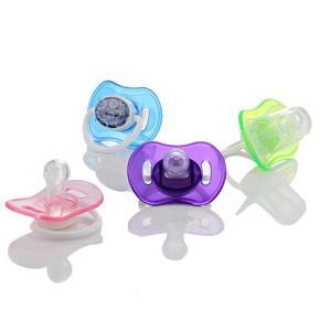 Food Grade Silicone Baby Pacifiers Teethers Toddler Pacifier - 1 PCS (( Color as per stock ))