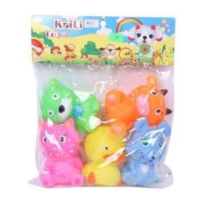 Kaili Chuu Chuu Toys set of 5 Animals - MultiColor