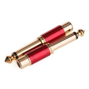 1/4 inch Audio Adapter-4 x TS to RCA Audio Adapter-red