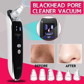 8PCS Blackhead Vacuum Acne Cleaner Pore Remover Electric Facial Cleanser Care -