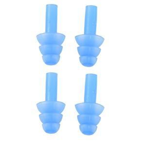 ARELENE 2 Pair Swimming Dive Flexible Silicone Ear Plugs Earplug Blue