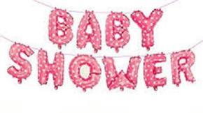 Baby Shower Banner -Pink