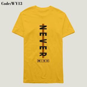 never yellow Half Sleeve T-Shirt For Men's