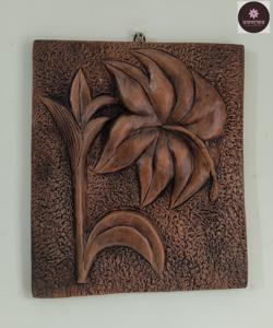 Clay Wallmate - Joba (Hibiscus Rose- Sinensis)  Soil Made Wallmate  Terracotta  Rokomfer