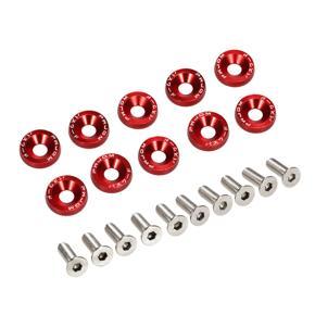 Billet Aluminum Fender Bumper Washer Bolt Engine Bay Dress Up Kit Universal Screw Bolt Car Styling