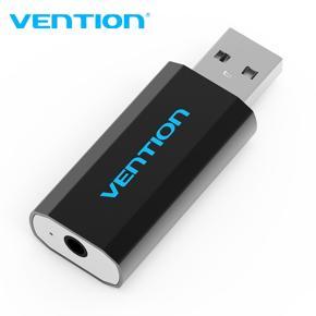 Vention USB Sound Card External USB Audio Interface Soundcard Adapter 3.5mm For pc Laptop PS4 Headset Sound Card USB usb audio adapter