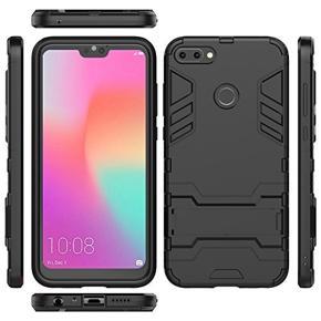 Huawei Honor 9N Rugged Armor Hard Back Case 360 Bumper Protection Kickstand Cover for Huawei Honor 9N