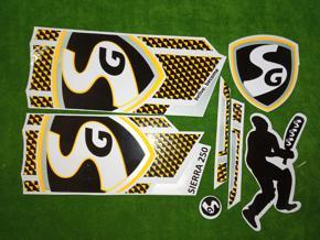SG Players Edition Cricket Bat Stickers [2D/Plain]