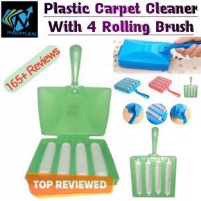 Plastic Carpet Cleaner With 4 Rolling Brush