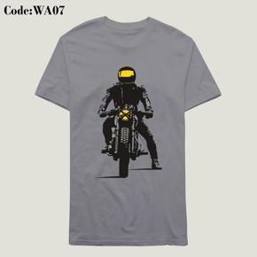 hunda man Ash Half Sleeve T-Shirt For Men's