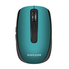 Wireless Mouse CM-850 Anti Slip Optical Mouse 2.4G 1200DPI for Computer Laptop - dark green