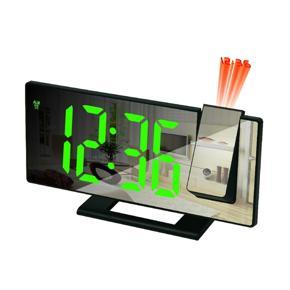 LED Digital Alarm Clock Projection Clock Projector Ceiling Clock with Time Display Backlight Snooze Clock for Home Bedroom