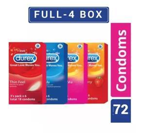 Durex Condoms 4 full box Total 72 pieces