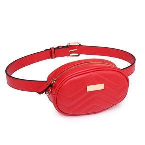 FUNMARDI PU Leather Waist Bag Female New Fashion Waist Packs Trendy Women Fanny Pack Brand Belt Bag Female Shoulder Bag WLHB1744